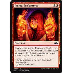 Poings de flammes