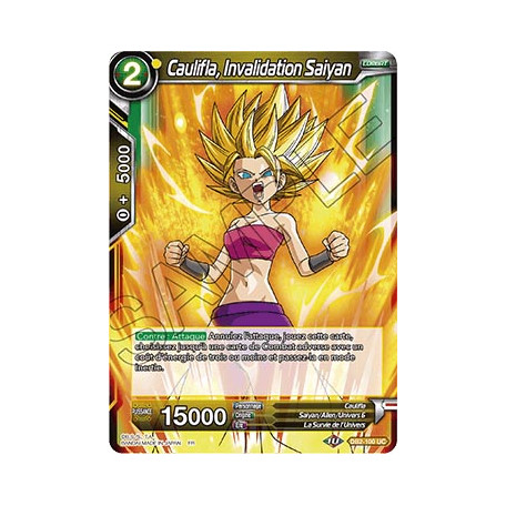 DB2-100 Caulifla, Invalidation Saiyan