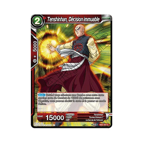 DB2-003 Tenshinhan, Décision immuable