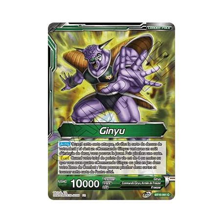 BT10-061 Ginyu // Ginyu, Nouveau Leader du Commando