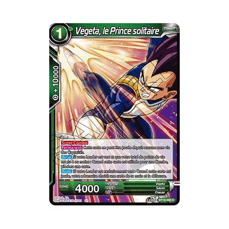 BT10-068 Vegeta, le Prince solitaire