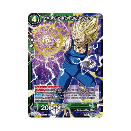 BT11-066 Prince de la Destruction Vegeta, Guerrier fier