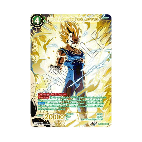 BT11-066SPRPrince de la Destruction Vegeta, Guerrier fier