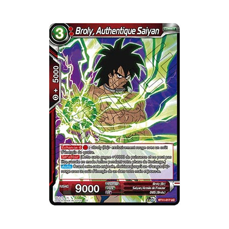 BT11-017 Broly, Authentique Saiyan