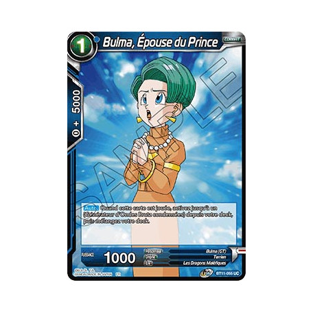 BT11-055 Bulma, Épouse du Prince