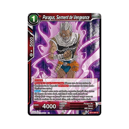 BT11-021 Paragus, Serment de Vengeance