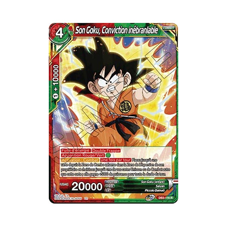 DB3-116 Son Goku, Conviction inébranlable