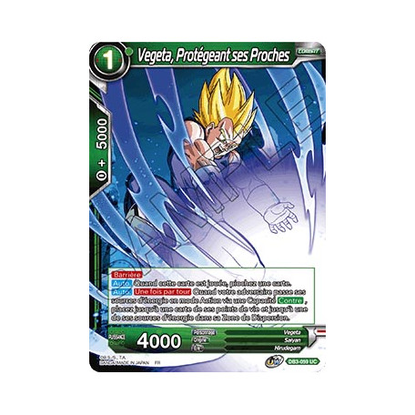 DB3-059 Vegeta, Protégeant ses Proches