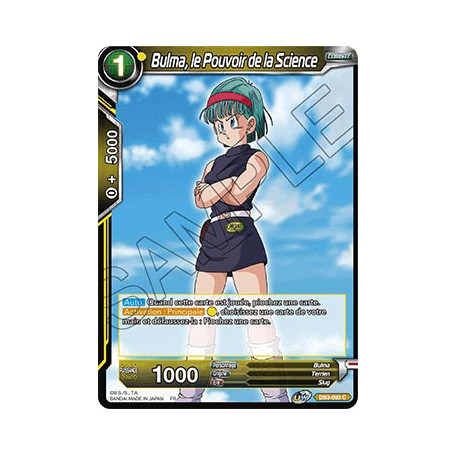 DB3-090 Bulma, le Pouvoir de la Science