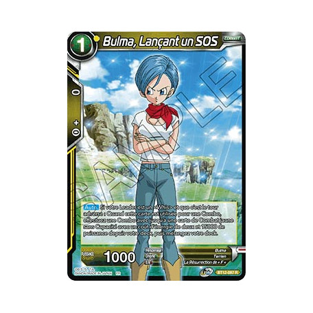 BT12-097 Bulma, Lançant un SOS