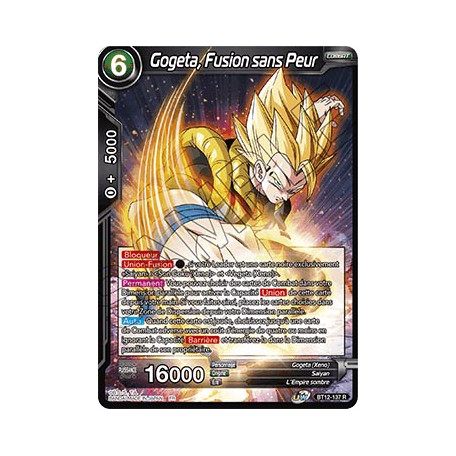 BT12-137 Gogeta, Fusion sans Peur