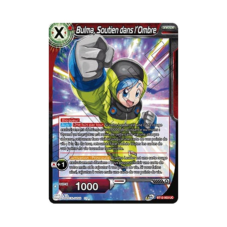 BT12-003 Bulma, Soutien dans l'Ombre