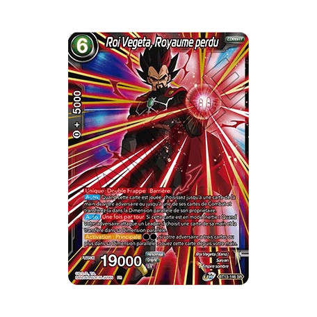 BT13-146 Roi Vegeta, Royaume perdu