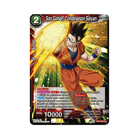 BT13-015 Son Gohan, Combinaison Saiyan