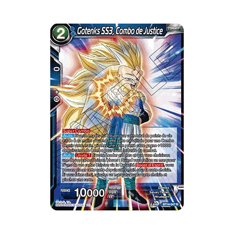 BT14-047 Gotenks SS3, Combo de Justice