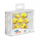 Oakie Doakie Dice dés RPG-Set Solid - Jaune (7)