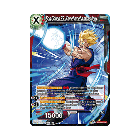 BT15-003 Son Gohan SS, Kamehameha miraculeux