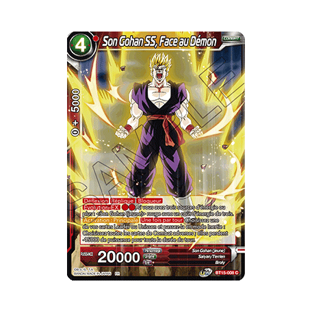 BT15-008 Son Gohan SS, Face au Démon