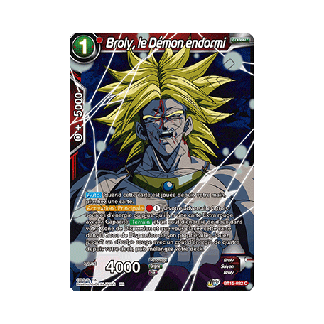 BT15-022 Broly, le Démon endormi