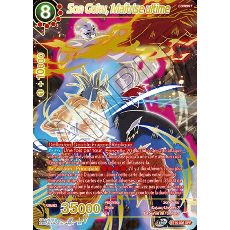 BT16-005 SPR Son Goku, Maîtrise ultime