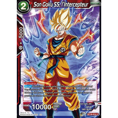 BT16-014 Son Goku SS, l'Intercepteur