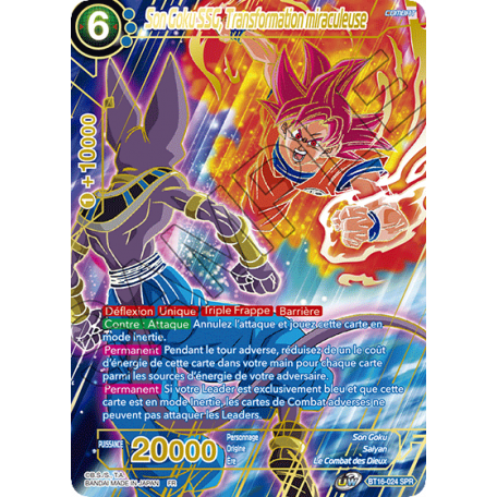 BT16-024 SPR Son Goku SSG, Tranformation miraculeuse