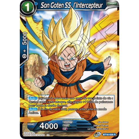 BT16-028 Son Goten SS, l'Intercepteur