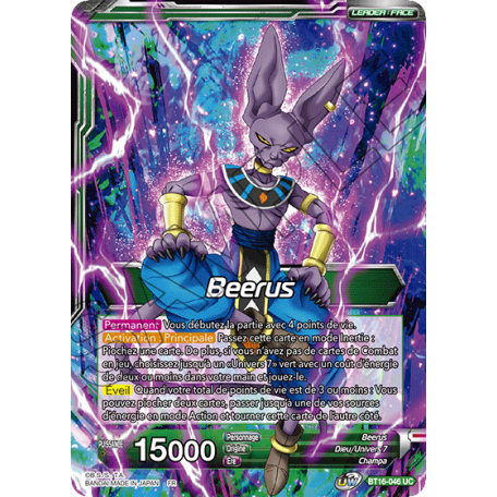 BT16-046 Beerus // Beerus, la Victoire à Tout Prix