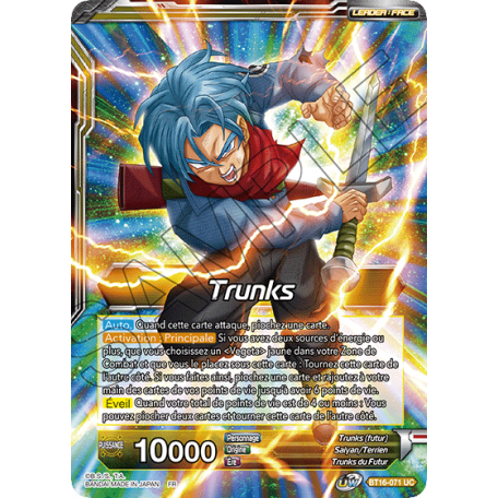 BT16-071 Trunks // Vegeta SSB et Trunks SS, Assaut Père-Fils