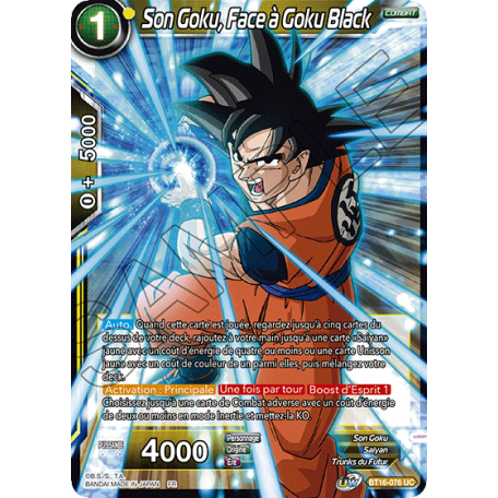 BT16-076 Son Goku, Face à Goku Black