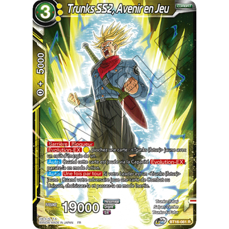 BT16-081 Trunks SS2, Avenir en Jeu