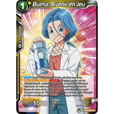 BT16-084 Bulma, Avenir en Jeu