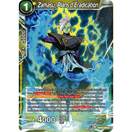 BT16-090 Zamasu, Plans d'Éradication