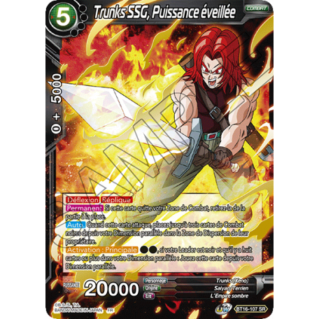 BT16-107 Trunks SSG, Puissance éveillée