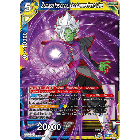 BT16-130 Zamasu fusionné, Comdamnation divine