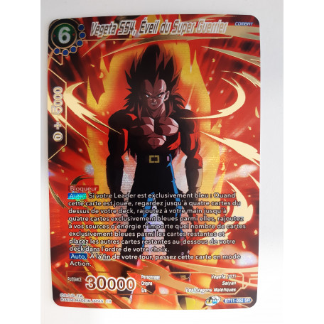 BT11-052 Vegeta SS4, éveil du Super Guerrier