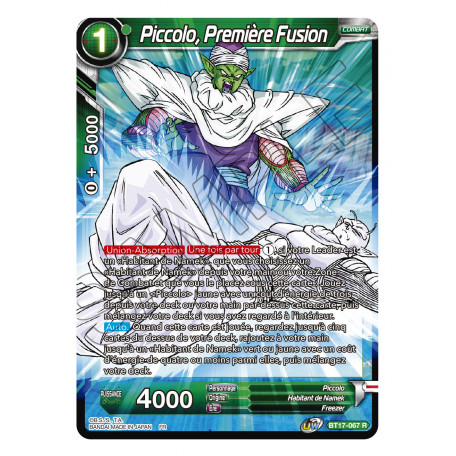 BT17-067 Piccolo, Première Fusion