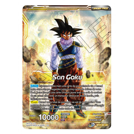 BT17-081 Son Goku // Son Goku SS, Guerrier Sans Peur