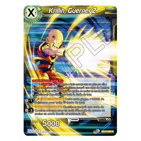 BT17-086 Krillin, Guerrier Z