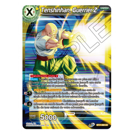 BT17-088 Tenshinhan, Guerrier Z