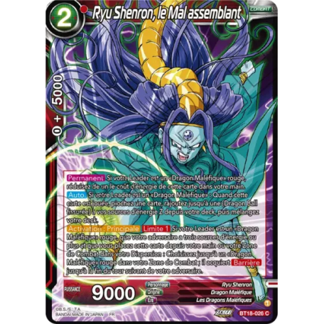 BT18-026 Oceanus Shenron, Assembling Evil