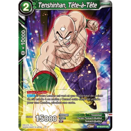 BT18-073 Tien Shinhan, Head-To-Head