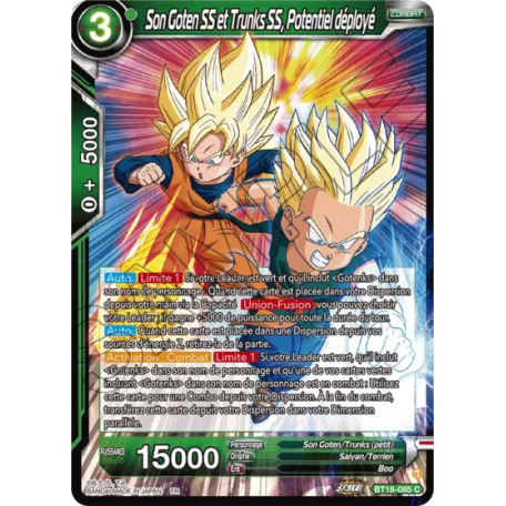 BT18-085 SS Son Goten & SS Trunks, Unfurled Potential