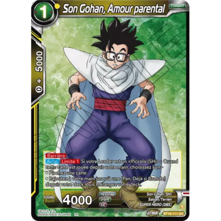 BT18-111 Son Gohan, Parental Love