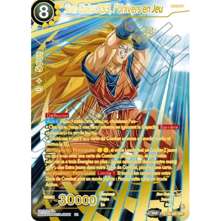 BT20-095 SPR Son Goku SS3, l'Univers en Jeu