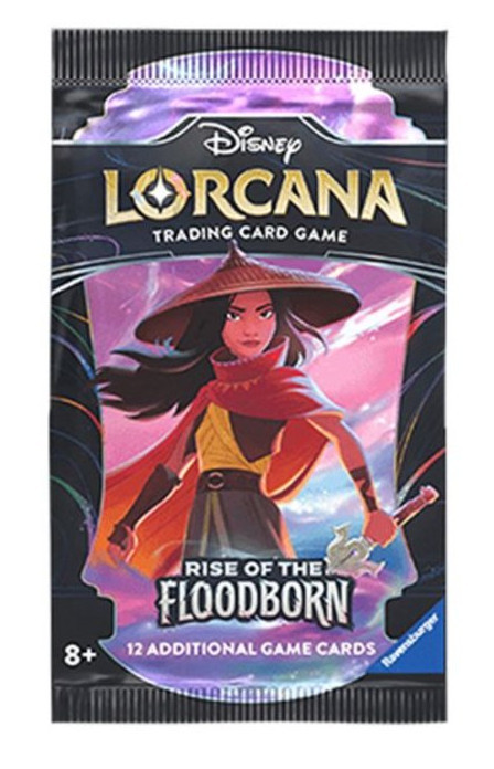 Booster 12 Cartes (Langue Anglais) Disney Lorcana Rise Of The Floodborn