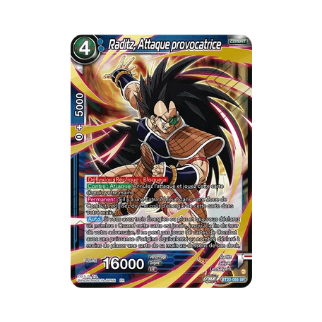 BT23-055-SR Raditz, Attaque provocatrice