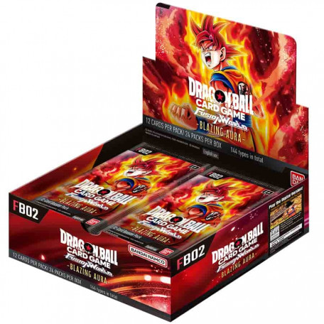 Boîte de 24 Boosters Dragon Ball Super CG Fusion World - FB02 Blazing Aura