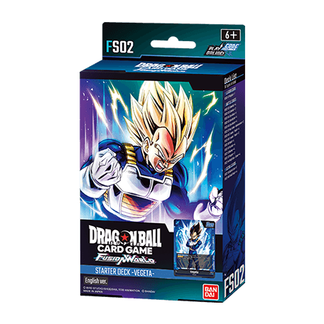 Deck de Démarrage Dragon Ball Super Card Game FS02 - Vegeta