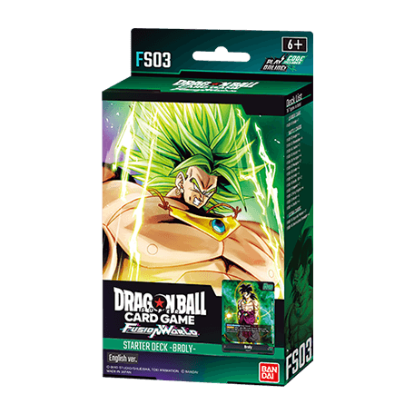 Deck de Démarrage Dragon Ball Super Card Game FS03 - Broly